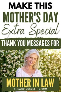 the mother's day extra special message for mother in law