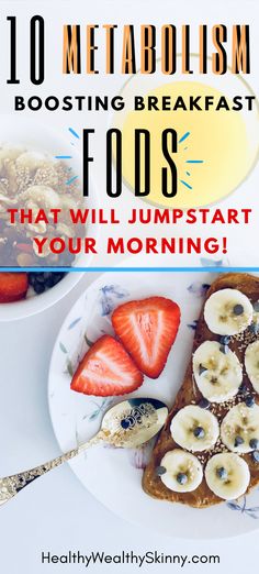 Breakfast is the most important meals of the day. Discover 10 metabolism boosting breakfast foods that will help jumpstart your day. Metabolism Boosting Foods Fat Burning, Fat Burning Breakfast, Stomach Fat Burning Foods, Metabolism Foods, Meals Of The Day, Best Diet Foods, Metabolic Diet