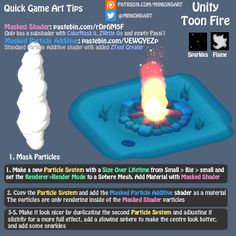 an inflatable fire is shown with instructions on how to use it