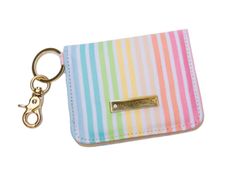 Mary Square ID Wallet - Sunset Stripe Rainbow Accessories, Downtown Raleigh, Window Size, Id Wallet, Boutique Design, Key Fobs, Easy Clean, Ladies Boutique, The Window