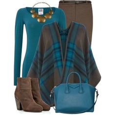 Teal And Brown Outfit, Leather Leggings Sweater, Teal Outfit Ideas, Teal Clothing, Teal Outfit, Teal Outfits, Teal Fashion, Sweaters And Leggings