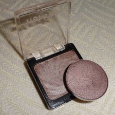 WetnWild "Nutty" ($2.00 at drugstores) is a perfect dupe for Mac "Satin Taupe" ($11.00 at Mac) One And Done Eyeshadow, Vintage Eyeshadow, Mac Satin Taupe, Expensive Makeup, One And Done, Trendy Makeup, Makeup Obsession