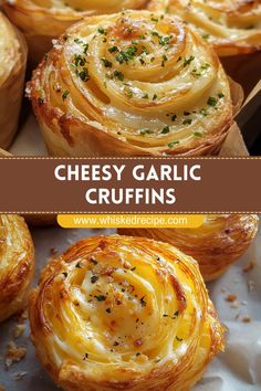 cheesy garlic crufffins are the perfect appetizer for any occasion