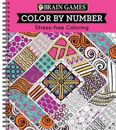 Create beautiful art with this classic, stress-free color by number activity! Each image is filled with numbers. A color key swatch palette is under each image. Use the color key swatch palette to fill in the numbers and form a beautiful picture to keep, share, or display!A wide variety of 27 images to color by number.Perforated pages.Each image includes some color pre-filled in, for faster completion.A full-color answer key is found at the back of the bookSpiral bound. Colour By Numbers For Adults, Creative Haven Coloring Books, Pink Books, Color By Numbers, Color By Number, Free Pdf Books, Brain Games, Download Books, Book Print