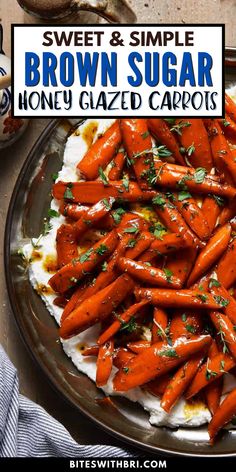 Add a sweet touch to your meal with this Brown Sugar Honey Glazed Carrots recipe. These glazed carrots, with a touch of butter and thyme, are a deliciously versatile side dish that can be prepared both in the oven or on the stovetop. The rich, sweet glaze pairs beautifully with the natural sweetness of the carrots, creating a dish that not only looks mouthwateringly good, but tastes divine too. Perfect for the festive season, as well as a comforting dinner year-round, this simple recipe requires just a few pantry ingredients and under 30 minutes to create. Stovetop Honey Glazed Carrots, Sweet Roasted Carrots Oven, Honey Brown Sugar Carrots Crock Pot, Brown Butter Garlic Honey Roasted Carrots, Carrots In Crockpot Brown Sugar, Carrots Glazed Stove Top, Honey Thyme Carrots, Caramelized Carrots Stove Top, Carmelized Carrots Oven