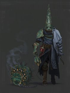 Cleric concept, Jesús Campos "Nerkin" on ArtStation at https://www.artstation.com/artwork/1N4Jo8 Dark Souls Concept Art, Dark Souls Art, Fantasy Images, Soul Art, Dark Fantasy Art