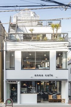 Cafe Building, Korean Coffee Shop, Cafe Exterior, Cafe Store, Mini Cafe, Korean Cafe, Small Cafe Design, Storefront Design, Cafe Shop Design