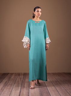 Blue Blossom Elegant Summer Kurta In Maxi Length, Bohemian Linen Kurta For Summer, Elegant Cotton Kaftan For Spring, Spring Cotton Kaftan For Daywear, Cotton Kaftan For Daywear In Spring, Relaxed Fit Kaftan For Loungewear In Spring, Elegant Linen Kurta For Spring, Elegant Summer Cotton Kaftan, Elegant Spring Kaftan With Relaxed Fit