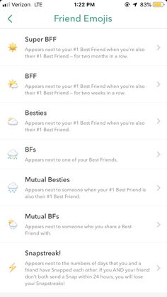 the best friends app on an iphone