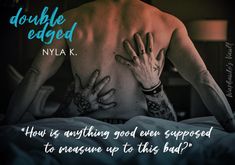 Review: Double-edged by Nyla K. | Warhawke's Vault Book Blog Nyla K Author, Mlm Books, Book Pdfs, Lgbtq Books, Romcom Books