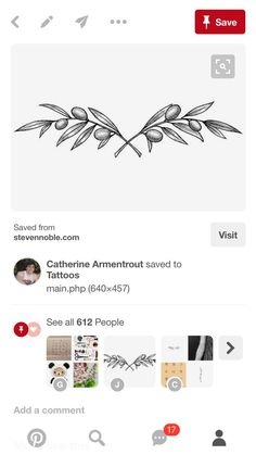 an image of some tattoos on the app