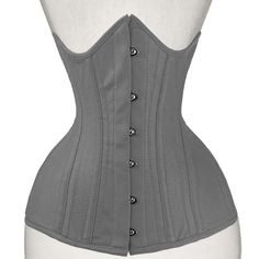 Description Steel Boned Underbust Cotton Corsets are made up of 100% satin material outside and cotton twin material inside. It is an amazing quality corset which is very comfortable to wear. It can reduce your waist size up to 5 inches. Steel Boned Underbust corset is perfect for getting an hourglass figure. It consists of four rigid steel plates and around twenty flexible steel bones around it. All the chrome material used on this corset is 100% rust-free. It has laced back around the waist. P Cotton Overbust Corset Dress, Fitted Underbust Cotton Corset Dress, Cotton Underbust Corset, Fashion Corset, Cotton Corset, Corset Training, Steel Plates, Chrome Material, Lace Tights