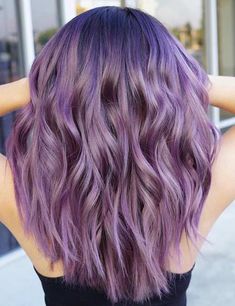 20 Breathtaking Purple Ombre Hair Color Ideas Purple Ombre Hair Color, Purple Hair Color Ombre, Lilac Hair Color, Ombre Hair Color Ideas, Purple Ombre Hair, Scene Girl