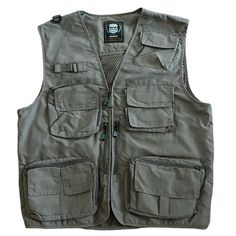 Quick Dry & Lightweight: Fishing Vest Made Of Nylon Fabric, Lightweight, Quick-Dry And Comfortable. Suitable For Spring, Summer And Fall. Practical & Plenty Of Storage: Spring Hook, Ring Ribbon, D-Shape Rings In The Front And Back Are For Your Stuff Like Keys, Float, Flashlight, Fish Hook, Scissors, Drift, Pens And Sunglass; 15 Pockets Designed To Place Your Keys, Phone, Money, Camera Lens And Many Other Things For Your Outdoor Sports And Work. Removable Back: Back Out Shell Tucks Neatly In To A Flashlight Fish, Hunting Vest, Fishing Vest, Utility Vest, Duck Hunting, Mens Green, Nylon Fabric, Mens Casual, Fish Hook