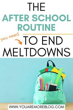 the back to school routine you need to end meltdowns