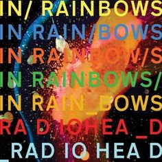 the cover art for in / rainbows