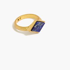 Madewell Antiqued Gold & Blue Lapis Lazuli Stone Diamond Cut Ring. Size 5. Nwt. Rare. A Stone Statement Ring In A Bold Diamond Shape. Each Semiprecious Stone Is Hand Selected By One Of Our Designers, Meaning No Two Are Exactly Alike. Please Send Reasonable Offers Through The Offer Button! Follow To Keep Updated! (6-20) Diamond Cut Ring, Diamond Ring Cuts, Madewell Jewelry, Blue Lapis Lazuli, Lapis Lazuli Stone, Blue Lapis, Diamond Shape, Diamond Cut, Womens Jewelry Rings