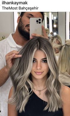 Ashy Bronde Balayage, Ash Blonde Hair With Highlights, Ash Blonde Hair Balayage, Venus Of Willendorf, Balayage Blond, Blonde Hair Transformations