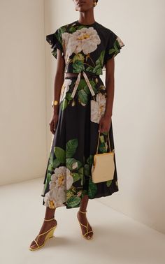 Silk Shirt Dress, Summer Suits, Giambattista Valli, Cotton Poplin, Printed Cotton, The Black, Designer Fashion, Maxi Skirt