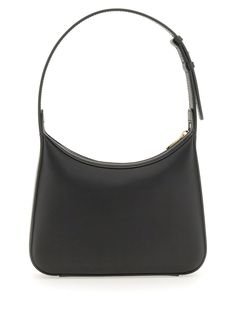 100% Calf leather Elegant Evening Hobo Bag With Leather Lining, Classic Evening Hobo Bag In Calf Leather, Chic Evening Hobo Bag In Calf Leather, Leather Hobo Bag With Gold-tone Hardware For Evening, Classic Calf Leather Hobo Bag For Evening, Sleek Leather Shoulder Bag With Gold-tone Hardware, Chic Leather Baguette Bag For Evening, Chic Evening Shoulder Bag With Leather Lining, Chic Leather Hobo Bag For Evening