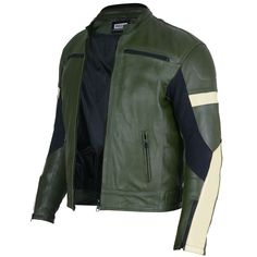 Buy Ryan Green Leather Motorcycle Jacket Made of Cowhide Leather. Free Shipping in USA, UK, Canada, Australia & Worldwide With Custom Made to Measure Option. Genuine Leather Motorcycle Jacket Made of high quality Grade-A Cow Leather Color : Dark Green Lining : Polyester Protective Armors : Included Fitted Moto Leather Jacket For Outdoor, Fitted Moto Biker Jacket For Outdoor, Fitted Biker Leather Jacket For Outdoor, Classic Fitted Biker Jacket For Outdoor, Moto Leather Biker Jacket For Outdoor, Fitted Leather Biker Jacket For Outdoor, Green Moto Leather Jacket With Long Sleeves, Fitted Moto Biker Jacket In Green, Green Biker Leather Jacket With Zipper