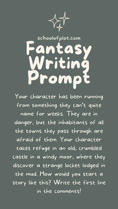 Creative writing prompts fiction • fantasy • angsty • funny • how to write a book • novel ideas • dragons • witches • magicians - types of magic - witchcraft - storybook aesthetic - fairytale - ghibli - fiction - short stories - writers block - writer aesthetic - quotes - job - journal How To Write A Good Short Story, Horror Writing Prompts Ideas, Creative Writing Journal Ideas, Fantasy Short Story Writing Prompts, Fantasy Book Writing Prompts, Fantasy Story Prompts Ideas, Plot Ideas Fiction Writing Prompts, Feelings Paragraph, Fantasy Book Plot Ideas