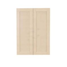 a white cabinet with two doors on each side