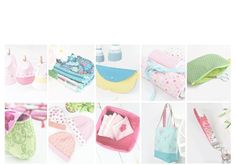 many different images of small purses and other things to sew or sew