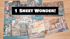 there are many different items on the table with text overlay that says, 1 sheet wonder