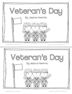 two veterans day bookmarks for students to color