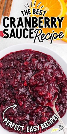 the best cranberry sauce recipe perfect easy recipe for any type of food you like