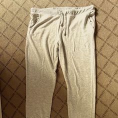 Gray Supersoft Good B Youman Joggers With Drawstring Waist. The Words "Good Bye" Are On The Bottom Back Of Each Leg. Excellent Condition With No Stains Or Tears. Never Worn M Last Pic Shows An Irregularity In The Stitching Affordable Baggy Ankle-length Sweatpants, Cheap Moisture-wicking Sweatpants For Jogging, Gray Joggers, Good Bye, Grey Joggers, Track Pants, Drawstring Waist, Light Gray, Pant Jumpsuit