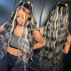 PRICES MAY VARY. 【Hair Material】100% Human Hair Wig,12A Grade Brazilian Virgin Human Hair, High Quality Transparent Lace Front Wigs Human Hair.Super Soft and Natural Looking, Minimal Shedding, Tangle Free Pre Plucked 【13x6 Lace Front Wig Features】You Can Make Any Part and Try to DIY More Hairstyle as You Like.You Will Fell More Breathable. The HD Transparent Lace Front Wig is Very Soft and Invisible, Melt With Your Skin Perfectly 【Lace Front Wig Human Hair Cap Size】Medium Cap That Fits Most Peop Blonde Highlight Wig, Highlight Wig, Blonde Highlight, Human Hair Wigs Blonde, Human Wigs, Wig Human Hair, Body Wave Wig, Lace Closure Wig, Hair Quality