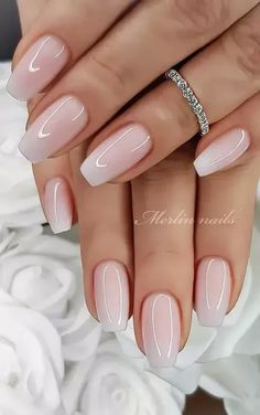 Looking for elegant wedding nails as the bride or bridesmaid? Those stunning wedding photos need equally stunning nails to match. Wedding Nail Ideas, Natural Acrylic Nails, Nails Bridesmaid, Nails For Bride, Wedding Nails French, Wedding Nails Glitter, Colorful Nail, Wedding Nail