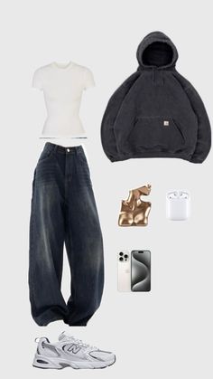 . Trendy Outfits For Teens, Casual Day Outfits, School Outfit, Basic Style, Fitness Inspo, Outfits For Teens, Fashion Inspo Outfits, Clothing Items, Trendy Outfits