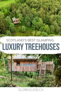 scotland's best glamping luxury treehousees by globe guide cover image