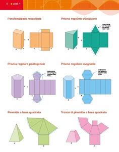 origami diagrams showing how to fold an origami