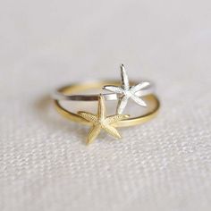 tiny starfish ring . silver starfish ring . stackable starfish ring . starfish stacking ring . star Minimalist Starfish Charm Jewelry, Starfish Ring, Starfish Jewelry, Fish Ring, Niagara Falls Ny, Star Fish, Jewelry Dainty, Ring Stack, Gold Ring Stack