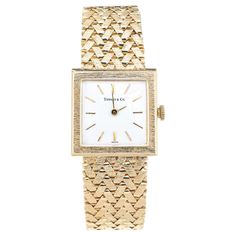 1970’s 14k yellow gold Baume and Mercier 17 jewel watch with mesh gold band retailed by Tiffany & Co. A jeweler can shorten the band or make it longer with a ladder style extension at the end. Fits a 7-7.25 Inch wrist Length: 25.65mm Width: 24.26mm Band width at case: 18.20mm Case thickness: 6.11mm Band: 14k yellow gold mesh band Crystal: acrylic Dial: white gold markers Outside case: 14k gold Inside case: Baume & Mercier 2941077 Movement: Baume & Mercier 17 Jewels manual wind 54.0 grams Antique Wedding Bands, Diamond Sapphire Engagement Ring, Antique Engagement Rings Vintage, Baume Mercier, All That Glitters Is Gold, Louis Comfort Tiffany, Antique Bracelets, Vintage Sapphire, Diamond Engagement Rings Vintage