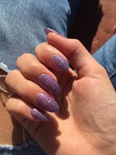 Nails Purple, Purple Glitter, Glitter, Purple, Beauty