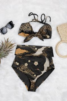 Averie Bahama Outfits, Swimming Attire, Colourpop Lipstick, Dresses Straight, Swimwear 2023, Unique Swimwear, Shoulder Bones, Woodblock Printing, Streetwear For Men