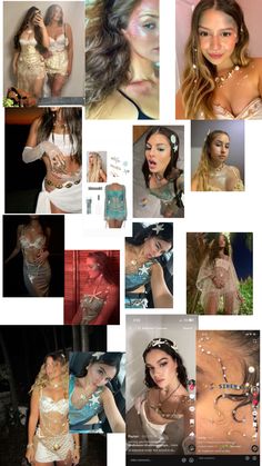 a collage of photos showing different types of women