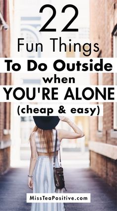 Things To Do Alone Outside, Things To Do Outside, Time In Nature, Outside Activities, Things To Do When Bored, Activities For Adults, Fun Activities To Do