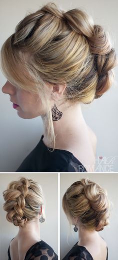 this is gorgeous! Hair Romance, Updo Hairstyles, Short Prom, Short Haircuts, Hairstyles Short, Great Hair, Hair Dos, Gorgeous Hair, Hair Day