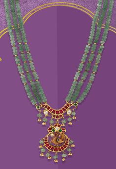 Birthday Decors, Emerald Necklaces, Simple Beaded Necklaces, Mangalsutra Design, Jewelry Set Design, Boys Jewelry, Mangalsutra Designs