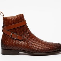 Dylan Boot In Woven Luxury Hand-tooled Men's Boots, Taft Boots, Taft Shoes, Timeless Boots, Jodhpur Boots, Oxblood Leather, Oxford Brogues, Professional Wardrobe, Stylish Boots