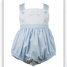 Brand New With Tags. Size 6 Month. Light Blue Sleeveless Cotton Bubble Romper, Sleeveless Light Blue Cotton Bubble Romper, Light Blue Bubble Romper For Summer Playtime, Sleeveless Blue Bubble Romper For Playwear, Light Blue Sleeveless Bubble Romper For Spring, Blue Ruffle Bubble Romper For Playtime, Cute Spring Bubble Romper For Baptism, Blue Ruffled Bubble Romper For Playtime, Cute Bubble Romper For Spring Baptism