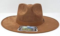 Summit Hats Men Women Copper Suede Wide Brim Fedora Cowboy Hat Pinch Front | eBay Casual Wide Brim Solid Color Felt Hat, Casual Solid Color Wide Brim Felt Hat, Casual Flat Bill Sun Hat For Rodeo, Casual Felt Hat For Rodeo, Casual Wide Brim Felt Hat For Ranch, Casual Summer Felt Hat For Ranch, Casual Summer Ranch Felt Hat, Adjustable Western Panama Hat, Casual Felt Hat For Rodeo, One Size Fits Most