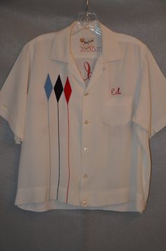 Vintage Mens Bowling Shirt by hcvintage on Etsy, $120.00 Mens Bowling Shirts, F Men, Mens Fashion Sweaters