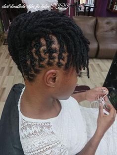 Short Dreads Hairstyle For Women, Short Dreadlocks Styles Black Women, Dread Lock Styles, Short Dread Hairstyles, Dread Styles Women, Loc Styles Medium Updo Women, Short Loc Styles For Women, Loc Styles For Short Hair